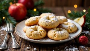 Aachener Apfel-Marzipan-Plätzchen