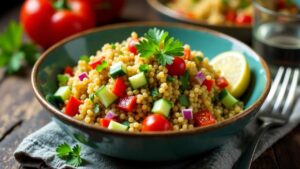 Afgh. Quinoa-Linsen-Salat