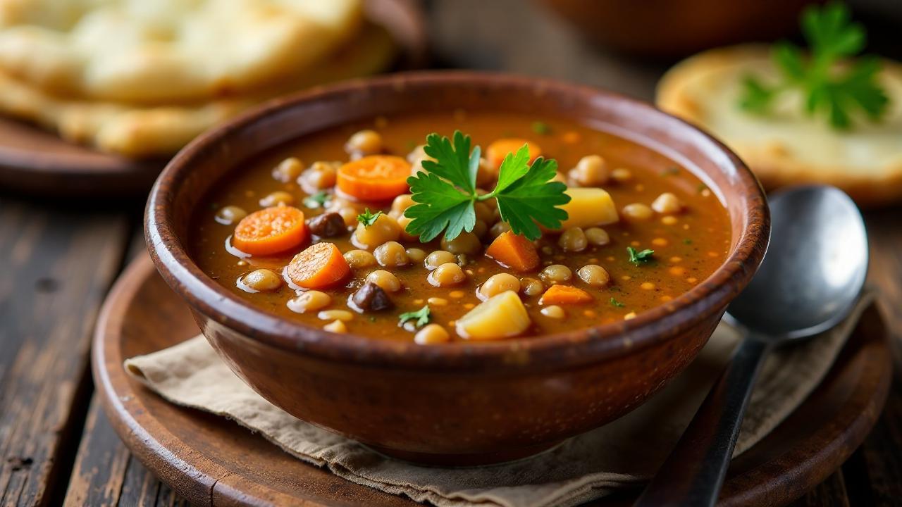 Afgh. Zwiebel-Linsen-Suppe