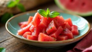 Agbélémon: Eingelegter Wassermelonenrinde