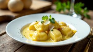 Agnolotti del Plin, kleine gefüllte Teigtaschen