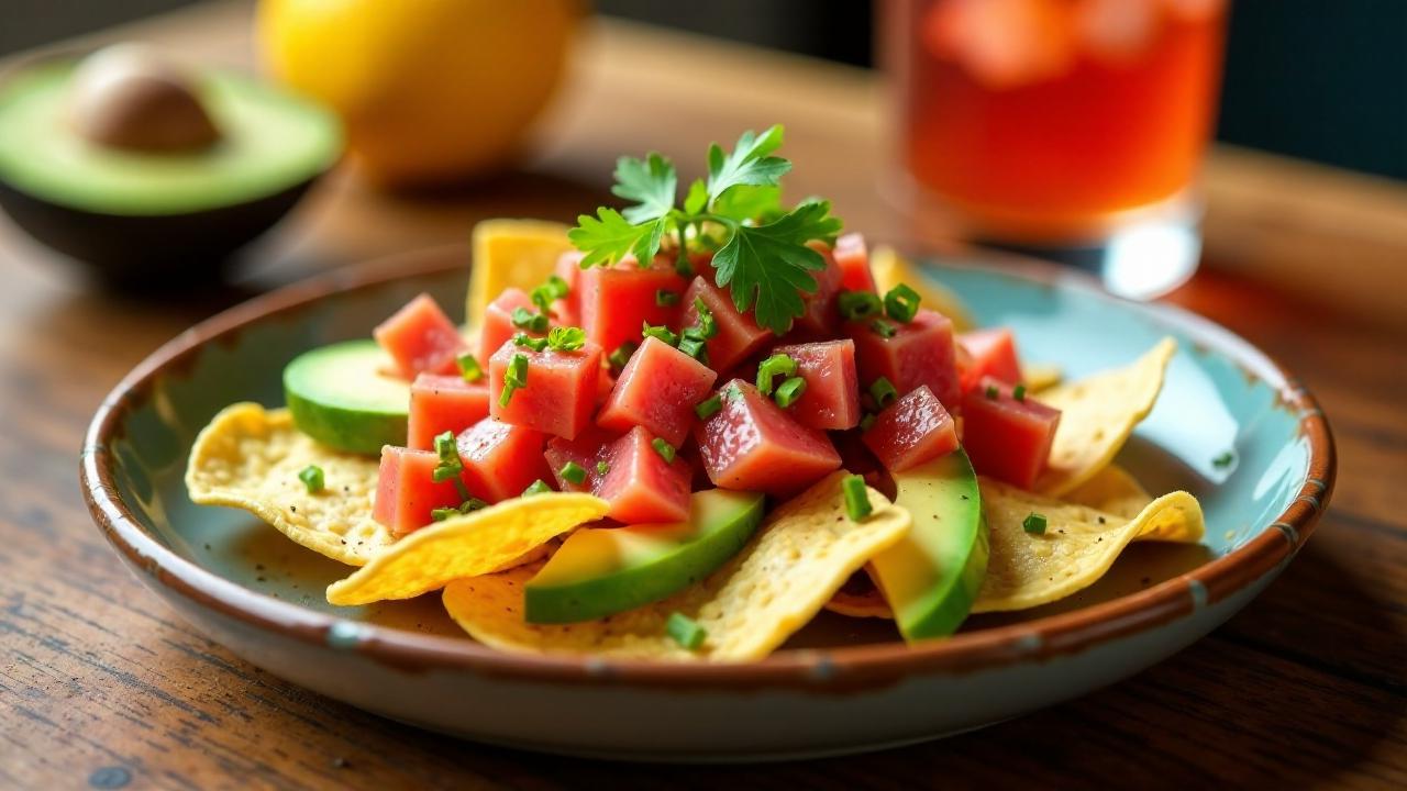 Ahi Poke Nachos