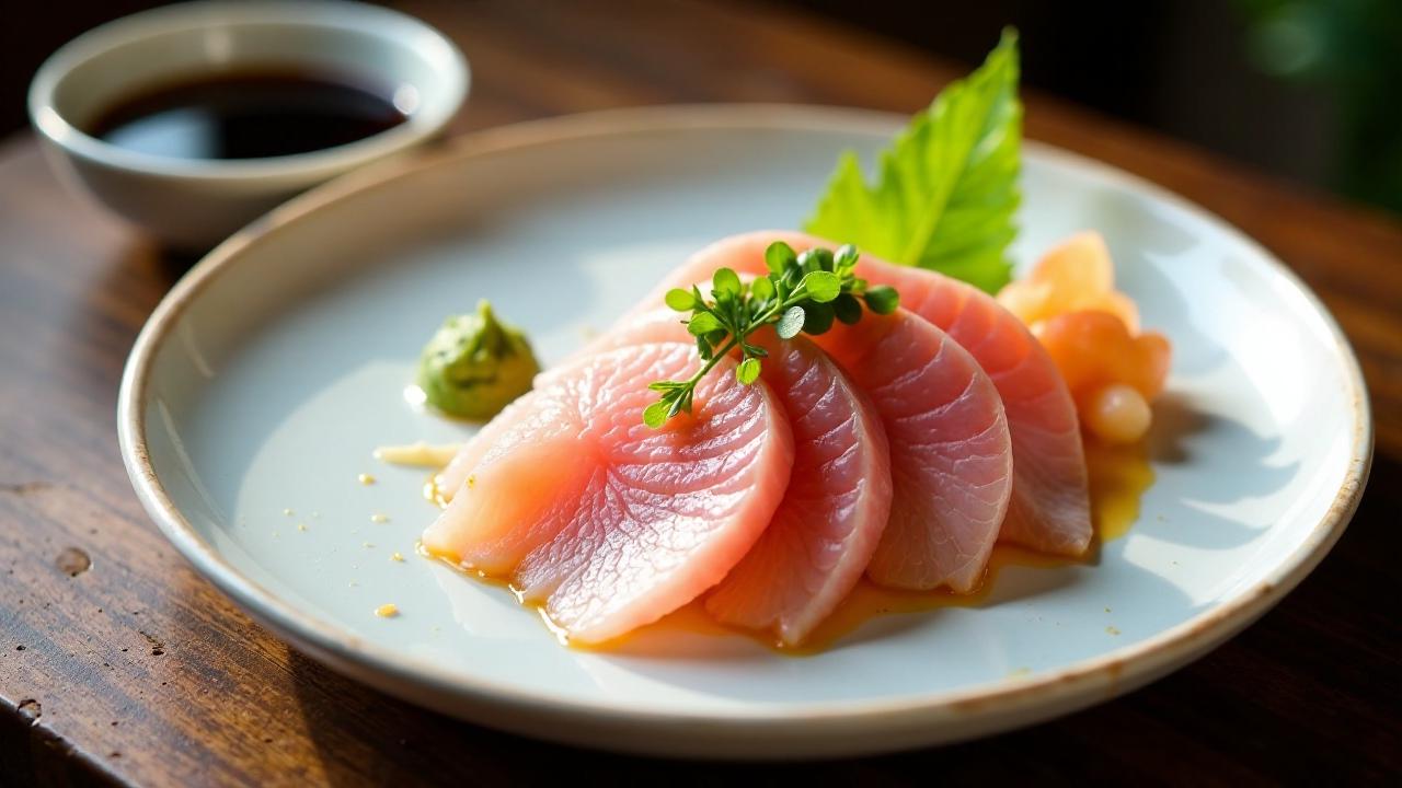 Aji Sashimi (Pferdemakrelen-Sashimi)