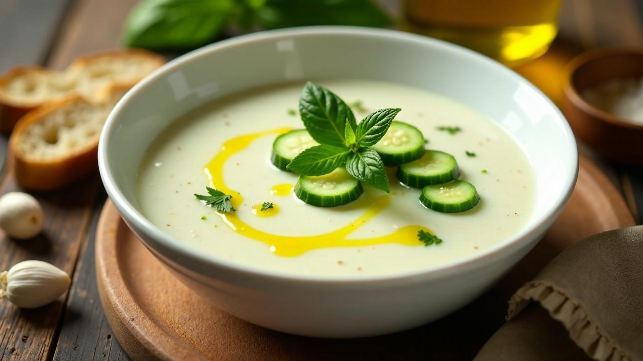 Ajoblanco (Mandel-Knoblauch-Suppe)