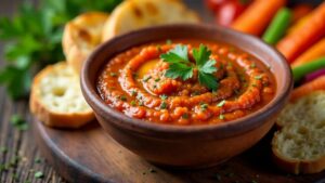 Ajvar - Paprika-Auberginen-Dip