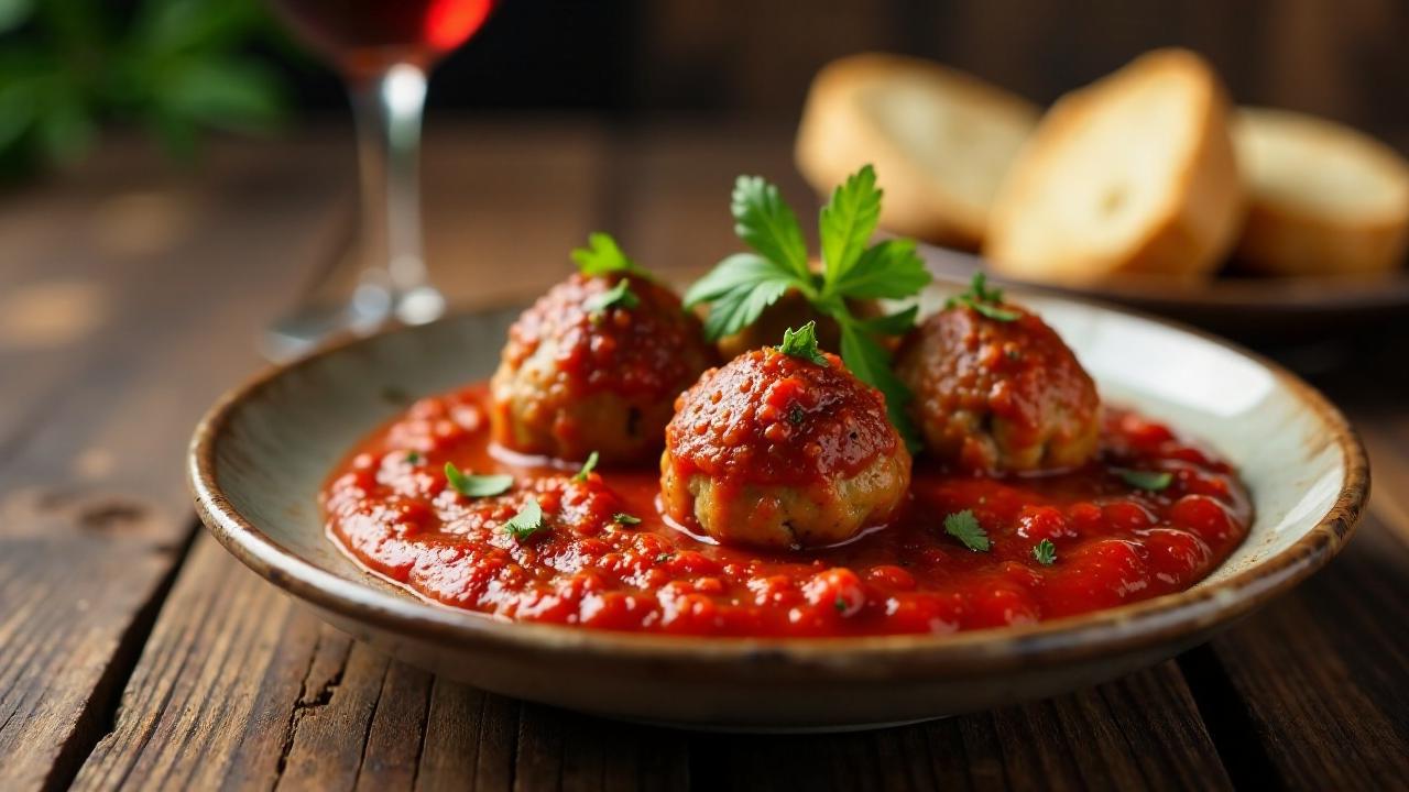 Albondigas in Tomatensauce