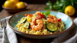 Algerischer Couscous mit Meeresfrüchten