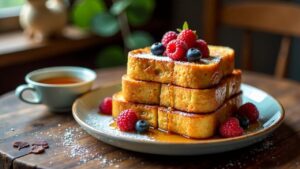 Altes Brot als French Toast