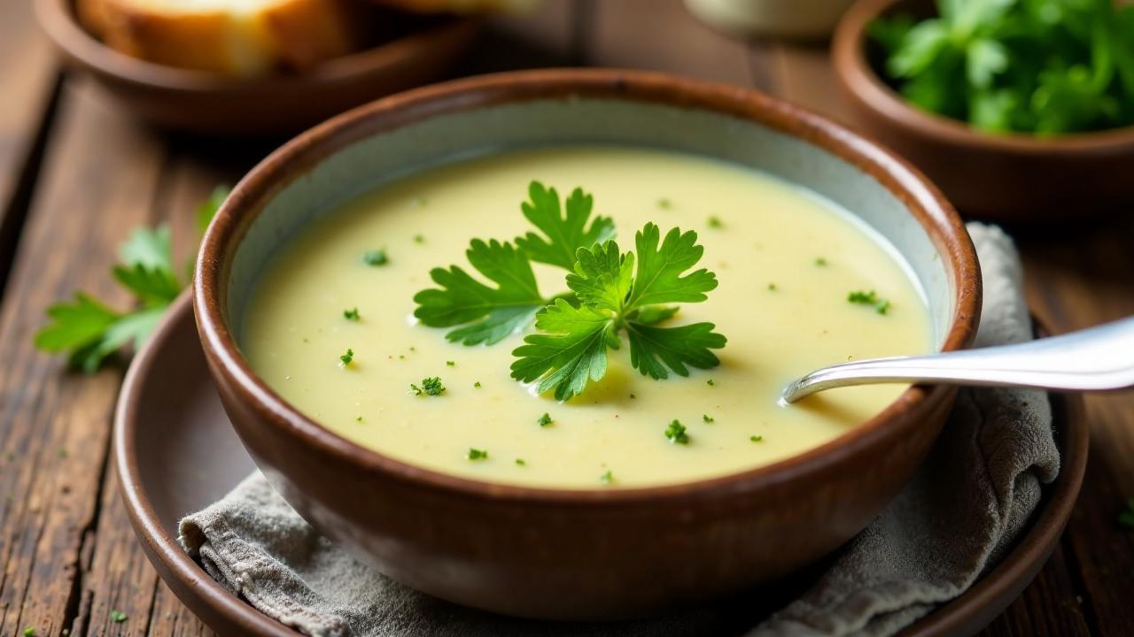 Altägyptischer Porree-Suppe