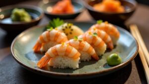 Amaebi Sushi – Süßes Garnelensushi