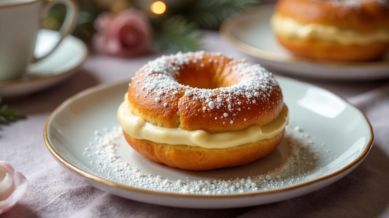 Amaretto-Berliner Pfannkuchen