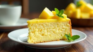 Ananas-Biskuitkuchen