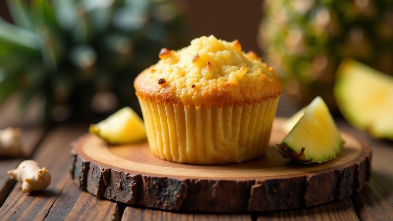 Ananas-Ingwer-Muffin-Tops