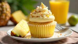 Ananas-Kokos-Cupcakes