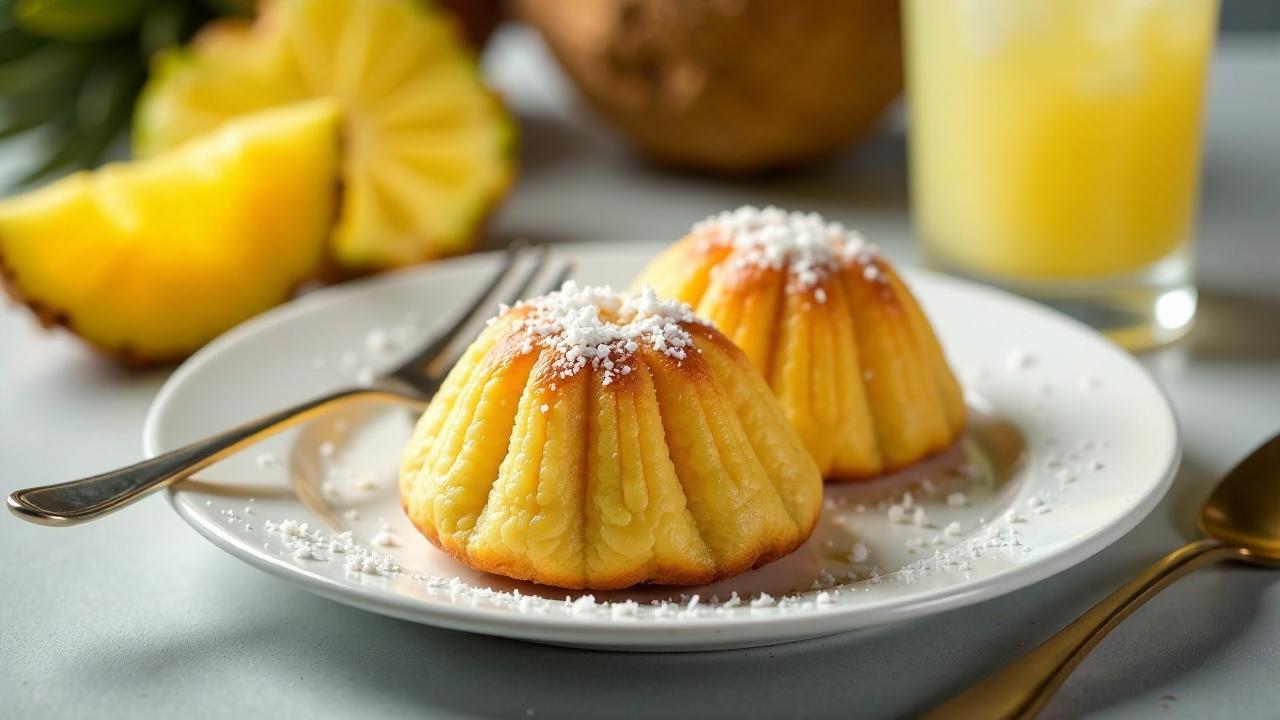 Ananas-Kokos-Madeleines