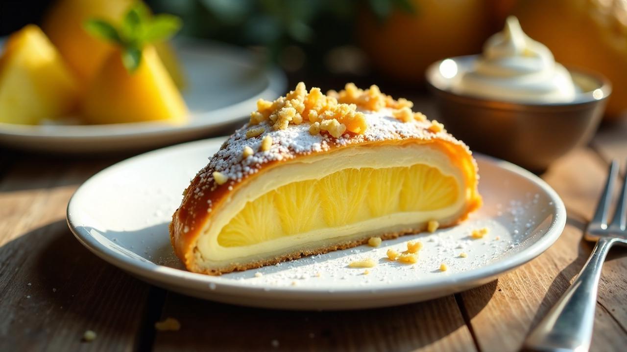 Ananas-Kokos-Strudel