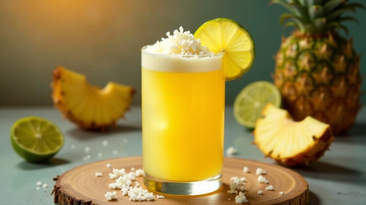 Ananas-Kokosnuss-Cocktail