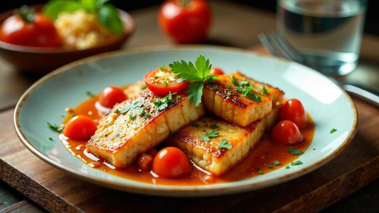 Anandrano Kity – Fisch mit Tomaten und Zwiebeln