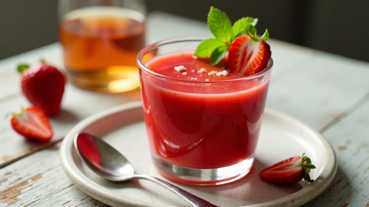 Andalusische Gazpacho de Fresas