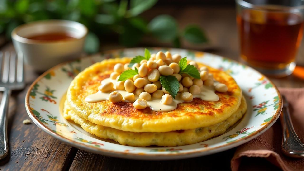 Apam Balik - Mungbohnen-Pfannkuchen