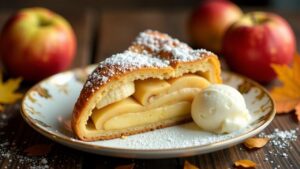 Apfel-Bananen-Strudel