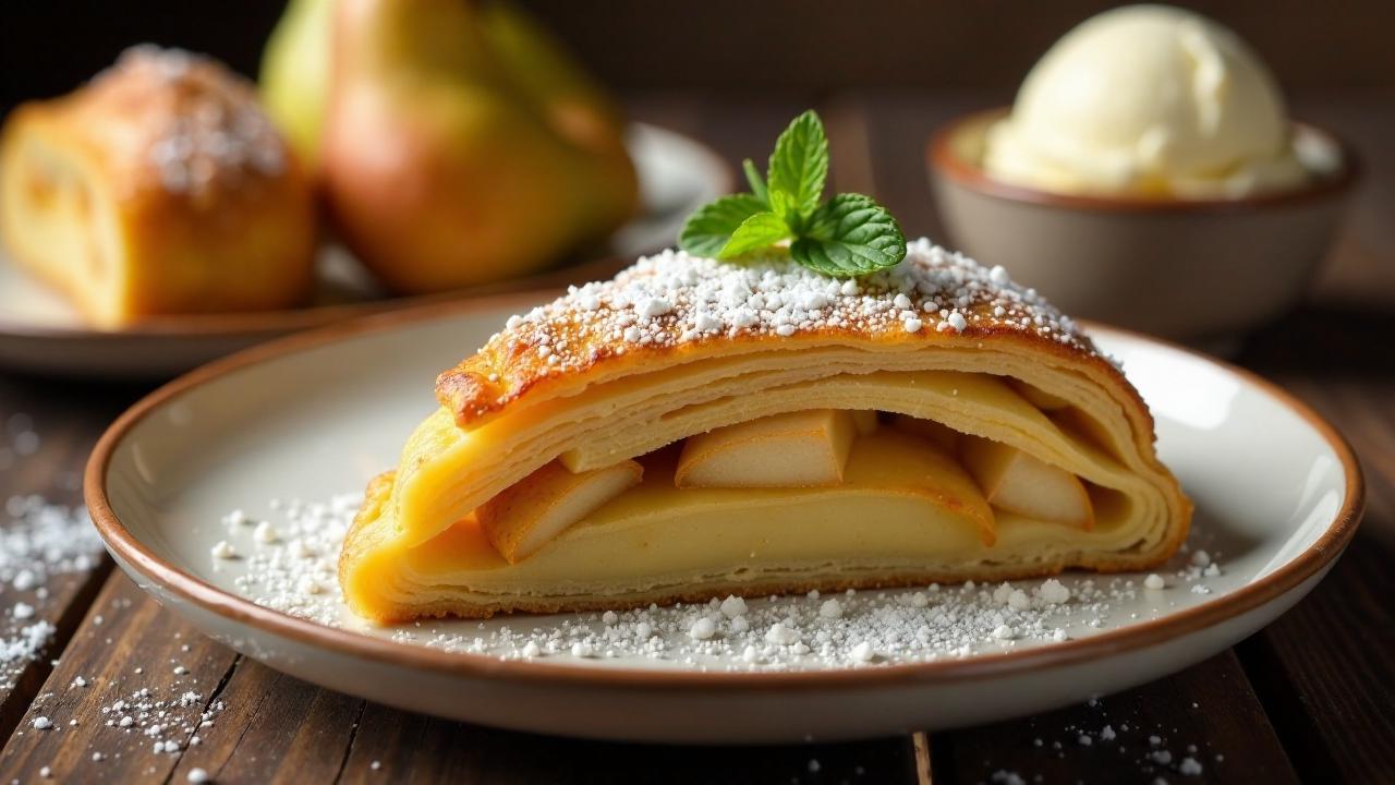 Apfel-Birnen-Strudel