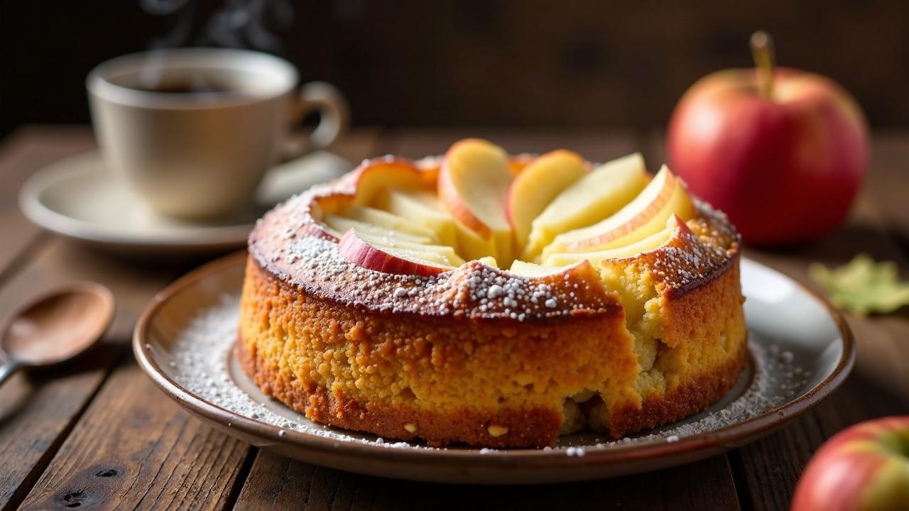 Apfel-Käsekuchen-Gugelhupf