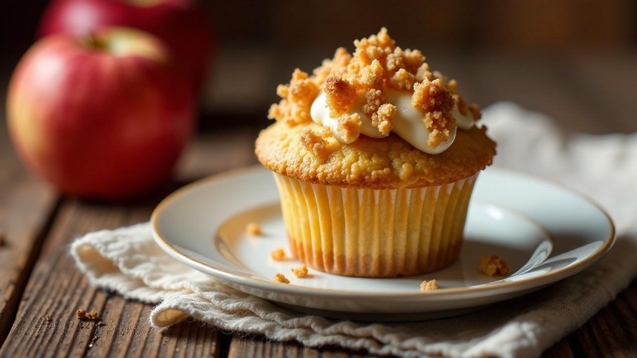 Apfel-Streusel-Cupcakes