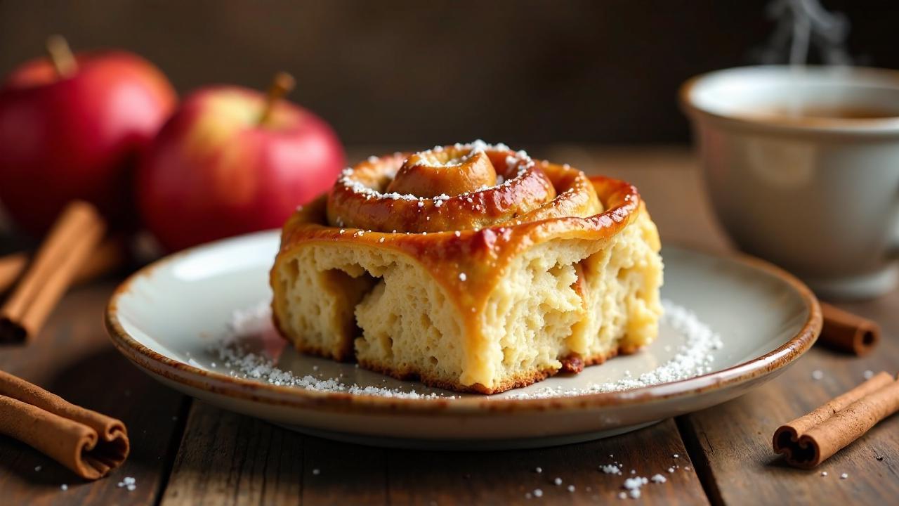 Apfel-Zimt-Brötchen: Süß