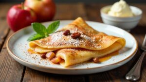 Apfelstrudel-Crepe