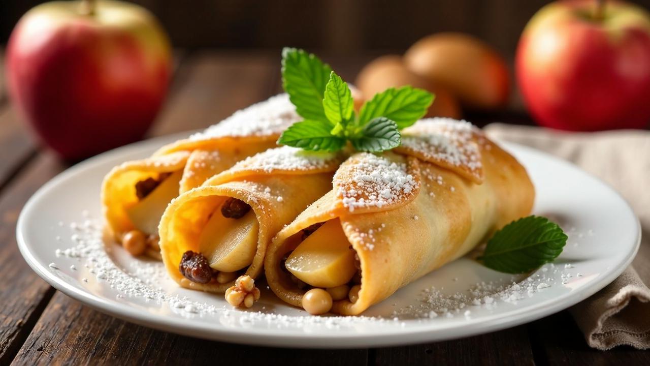 Apfelstrudel-Wraps