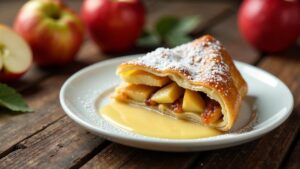 Apfelstrudel Saarland – Mit Vanillesoße