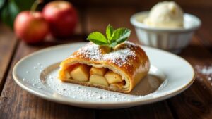 Apfelstrudel aus Südtirol