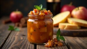 Apple and Guinness Chutney