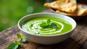 Arabic Delight: Grüne Bohnen-Mint Suppe