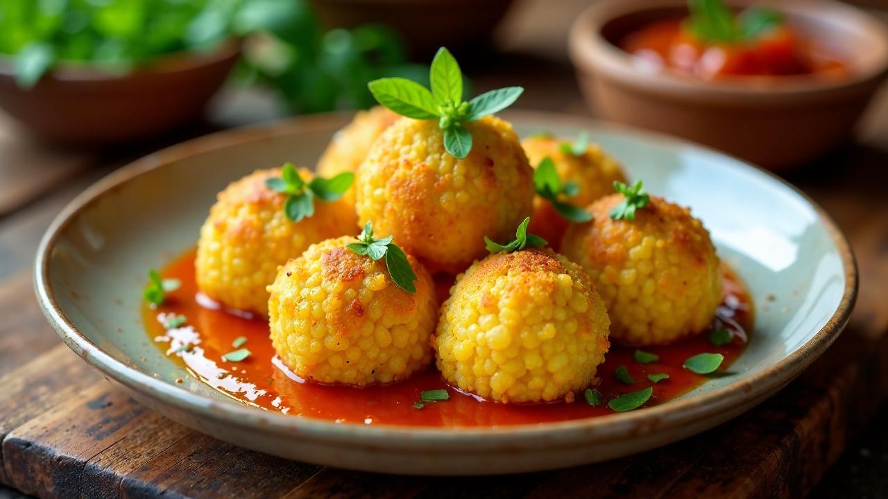 Arancini mit Saffron-Reis