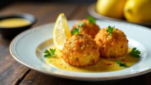 Arancini tal-Gunglien (Reisbällchen mit Meeresfrüchten)