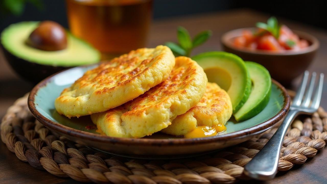 Arepas mit Käsefüllung