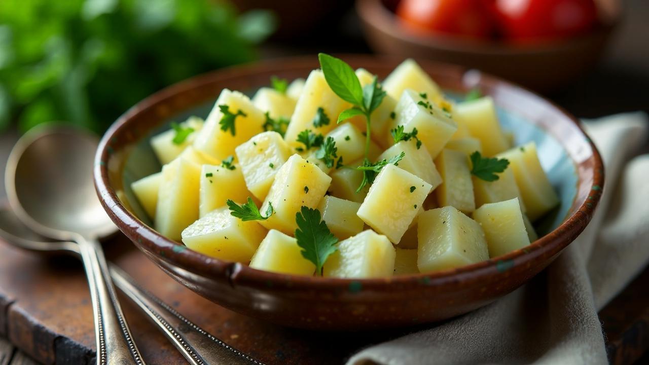 Armenian Creamy Potato Salad (Kartoffelsalat)