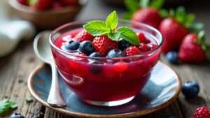 Armenian Desert Soup with Berries