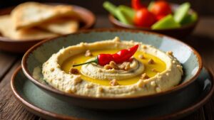 Armenischer Hummus (mit Paprika und Walnüssen)