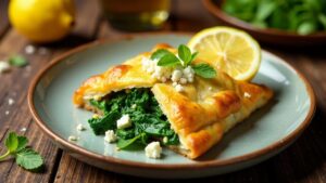 Aromatischer Spanakopita