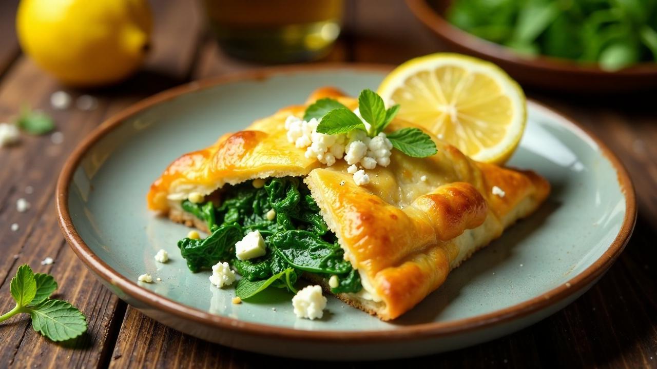 Aromatischer Spanakopita