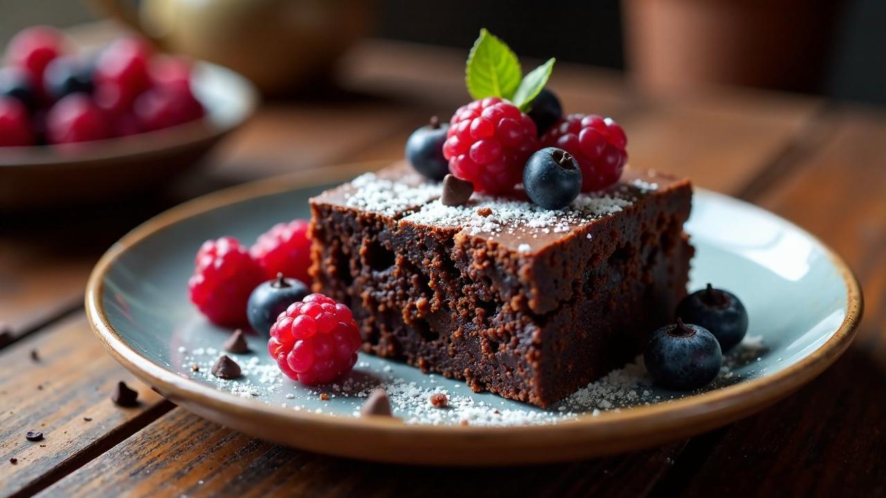 Aronia-Schoko-Brownies