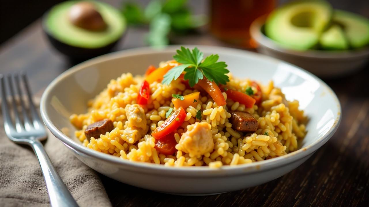 Arroz Atollado: Cremiger Reis mit Fleisch