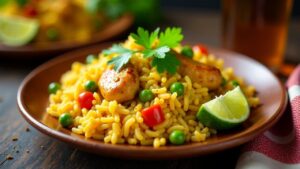 Arroz con Pollo – Hühnchen mit Reis