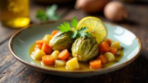 Artichokes Barigoule: Artischocken in Weißweinsud