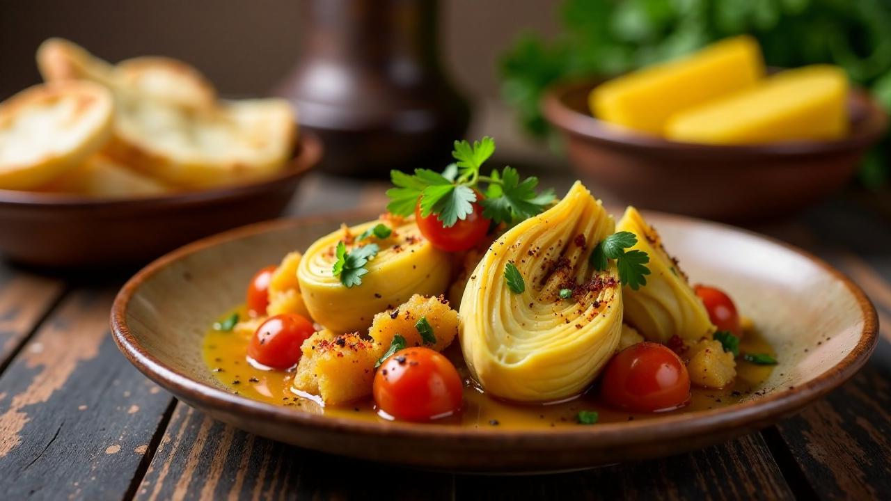 Artischocken-Tajine mit Safran