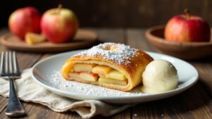 Aserbaidschanischer Apfelstrudel