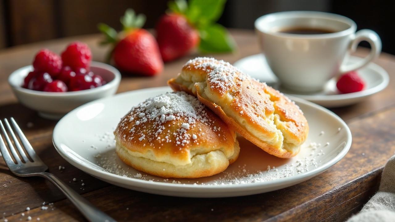 Ausgezogene Krapfen wie auf der Wiesn